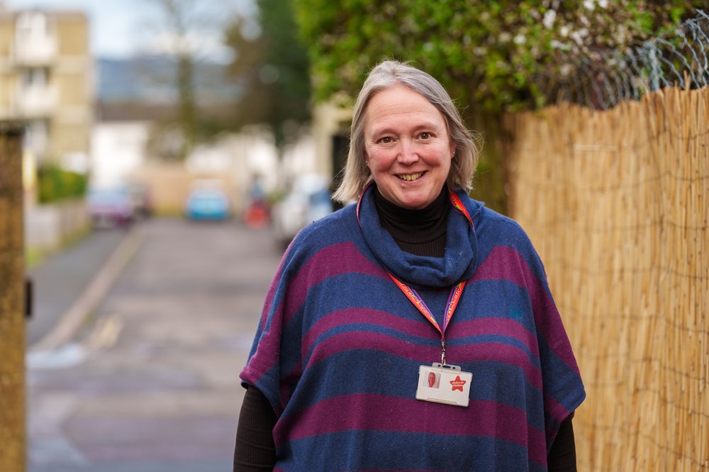 Helen Stockwell smiling at camera