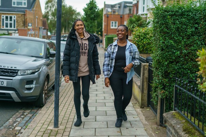 Miracle and her Transition Worker Catherine