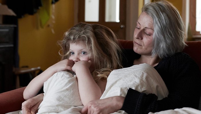 Mum and Daughter on sofa