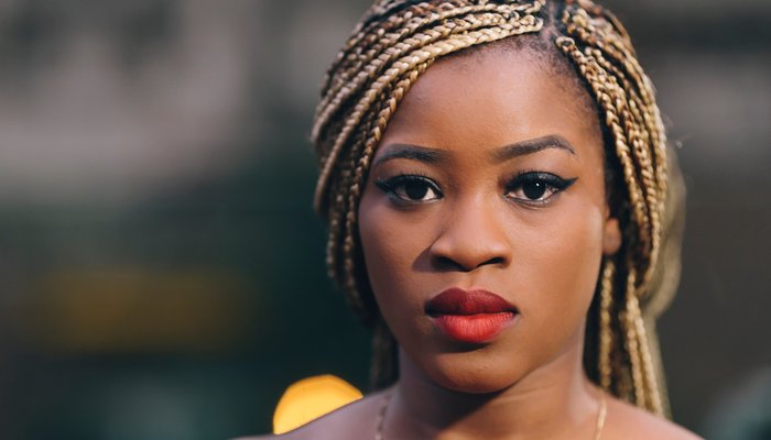 Serious teenage girl