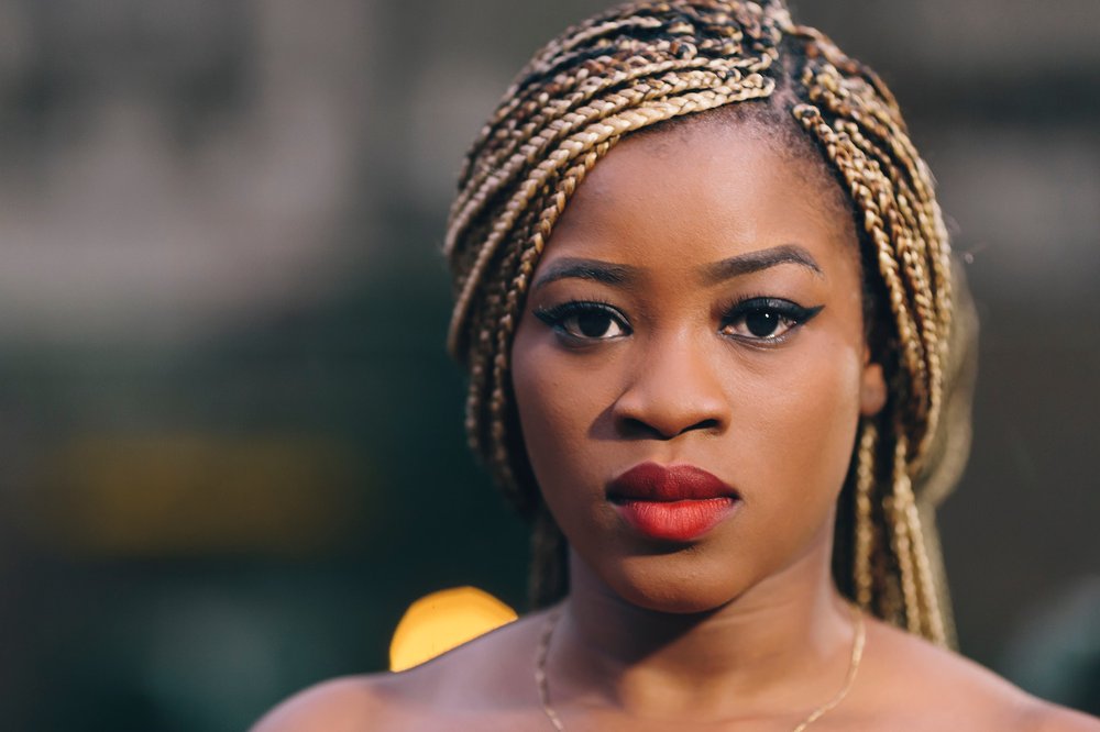 Serious teenage girl