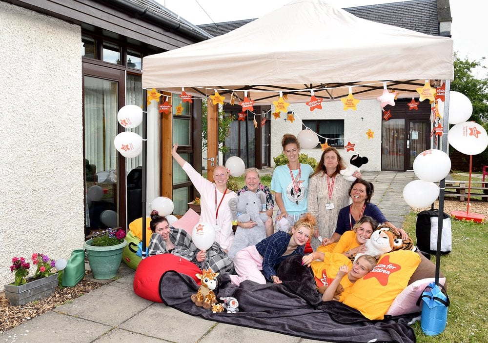 Boycott Your Bed sleepover at West Lothian New Horizons Housing service