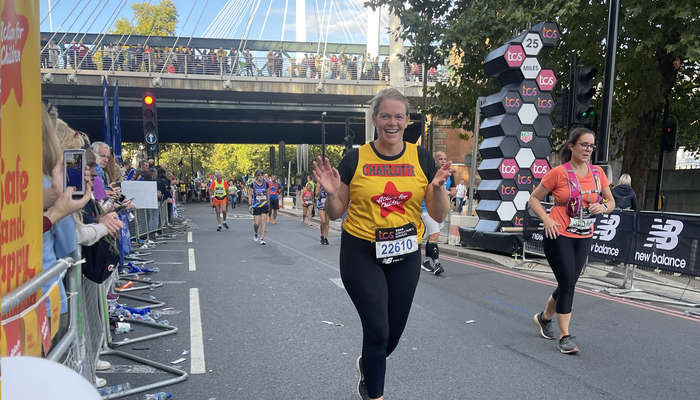 London Marathon runner - Charlotte