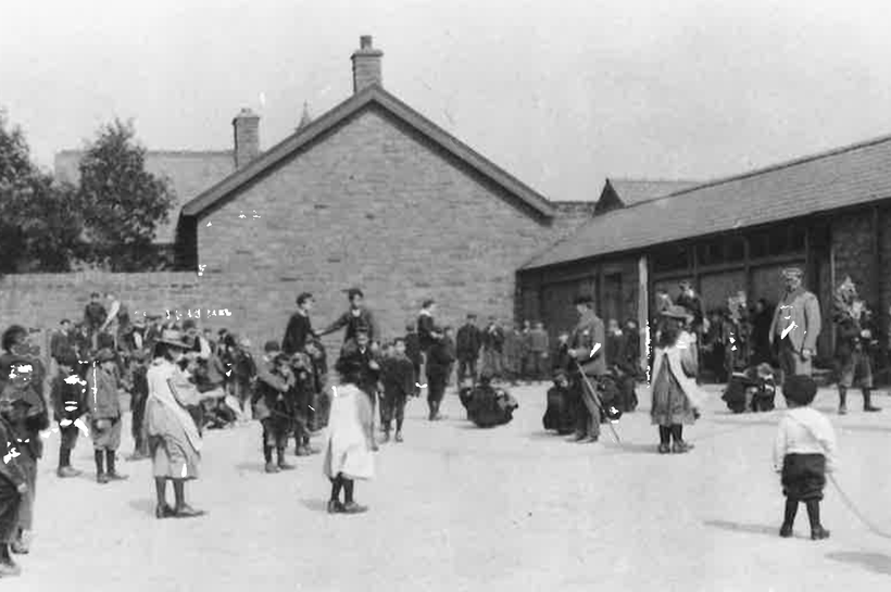 School playtime at national children's home