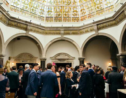 The atrium, location for the Starry Night event